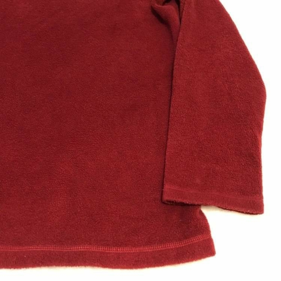 BOGO🦋 Deep Red Colour Pullover Fleece Sweater - Picture 4 of 10